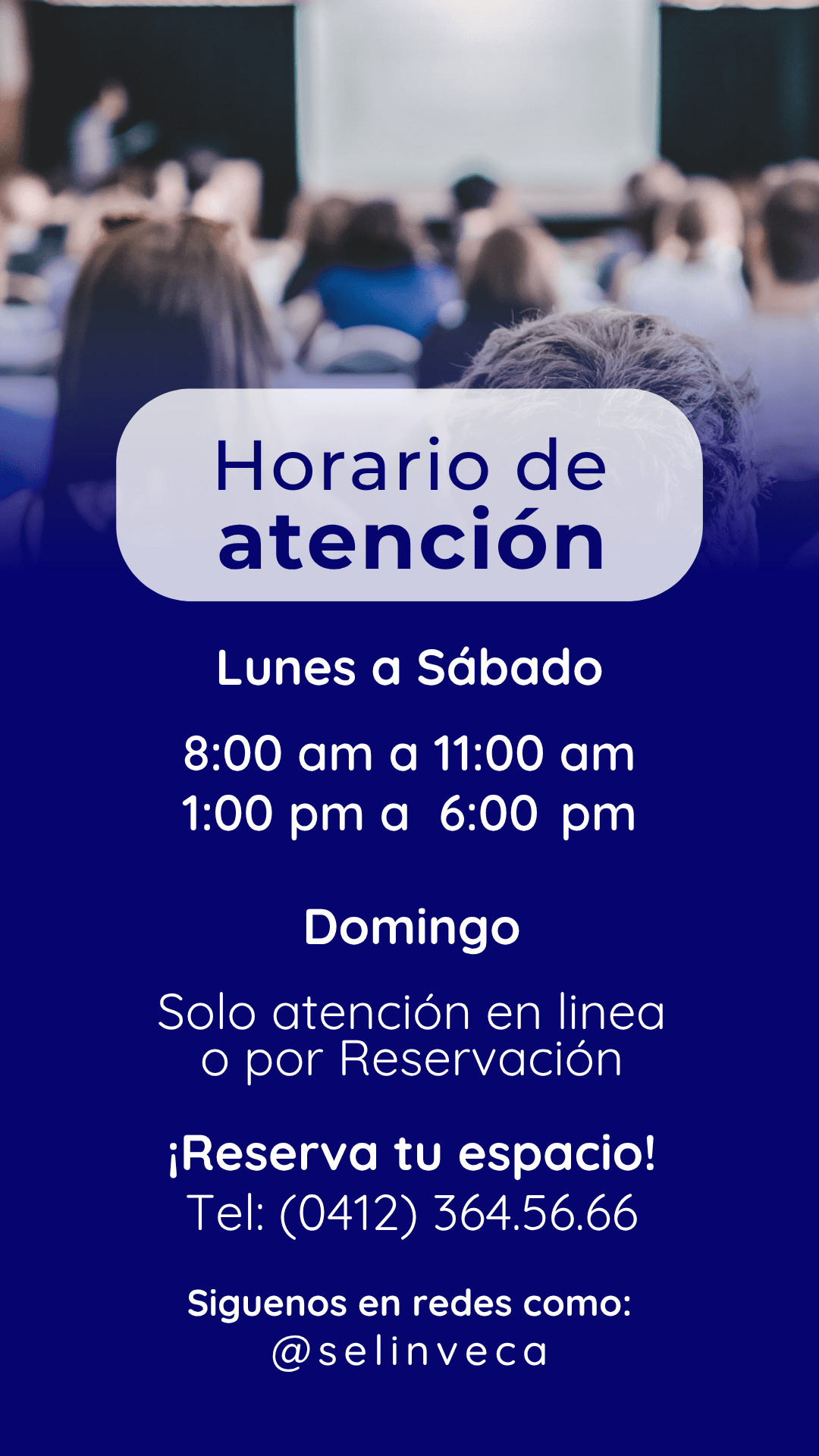 Horario de atención Selinveca
